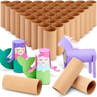 Bright Creations 48 Pack Empty Paper Towel Rolls, Brown Cardboard Toilet Paper Tubes, DIY Craft Cardboard Rolls, Halloween Decorations | Target