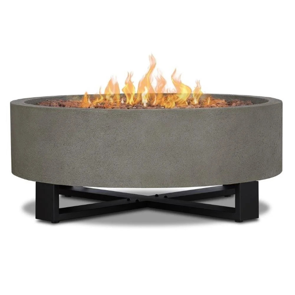 Real Flame Idledale Propane Fire Bowl for Outdoors in Glacier Gray - Walmart.com | Walmart (US)