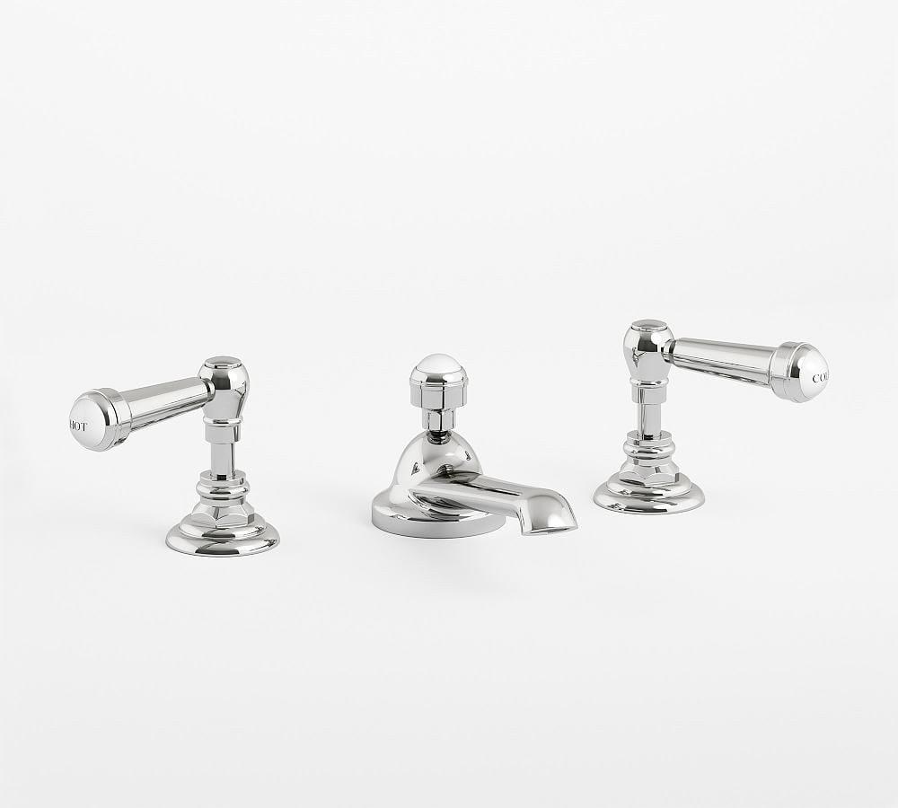 Sussex Lever Handle Widespread Bathroom Sink Faucet | Pottery Barn (US)