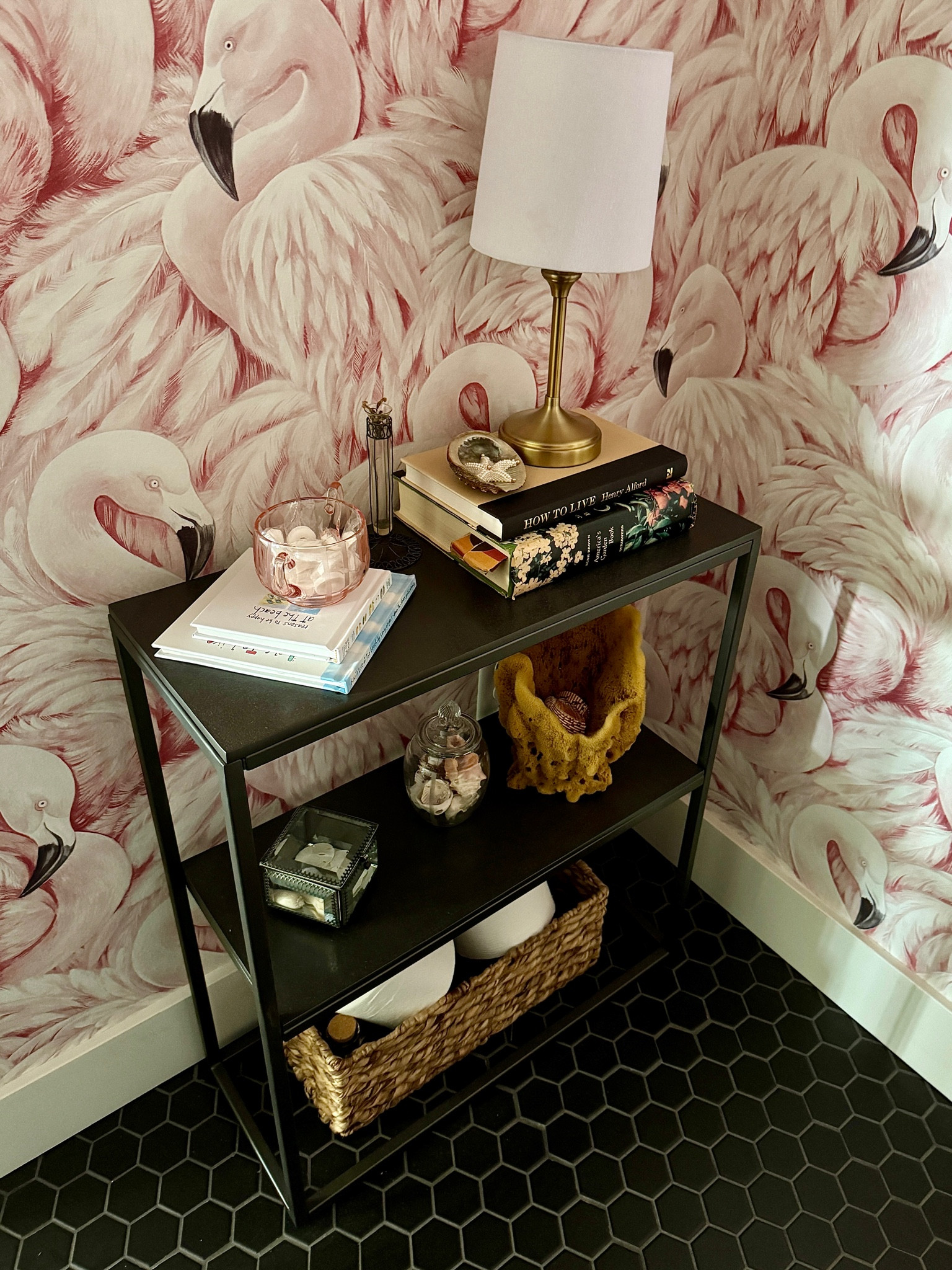 The narrow shelving unit you’ve been looking for. 
kimbentley, small spaces, bathroom decor, entryway, lamp,

#LTKSeasonal #LTKhome #LTKover40