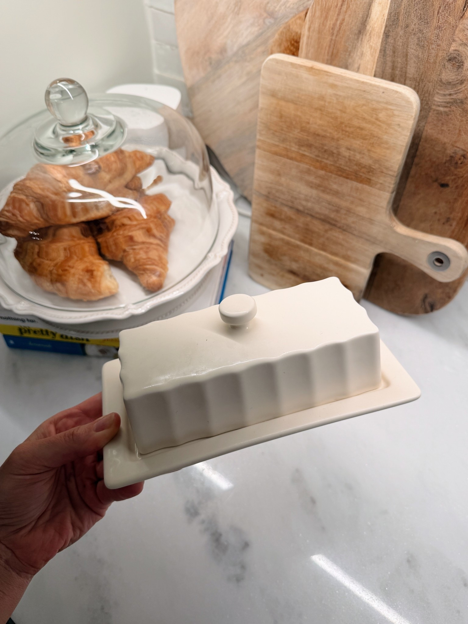 My butter dish broke and I love this cute new one 🧈