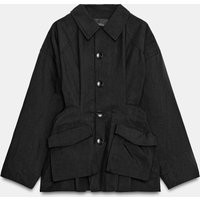 Zara - Zw Collection Pocket Jacket - Black - S - Woman | Zara UK
