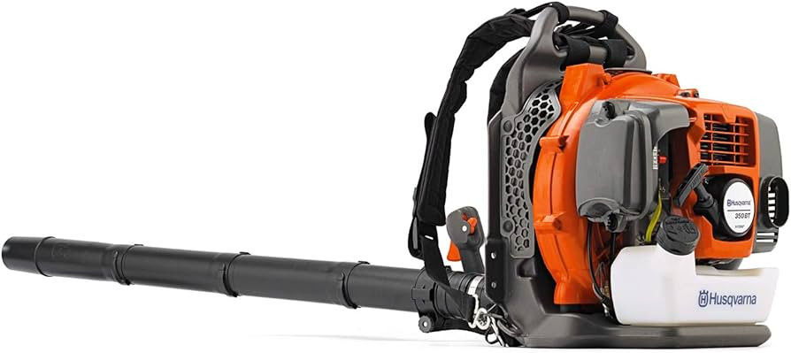 Husqvarna 350BT Gas Leaf Blower, 50.2-cc 2.1-HP 2-Cycle Backpack Leaf Blower with 692-CFM, 180-MP... | Amazon (US)