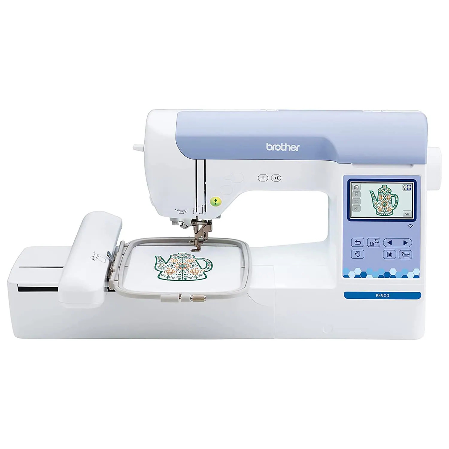 Brother 5 x 7 Computerized Embroidery Machine in White | PE900 | Lowe's