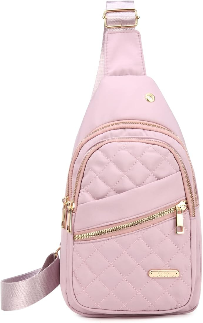 Crossbody Small Sling Backpack Sling Bag for Women, Chest Bag Daypack Crossbody for Travel Sport Run | Amazon (US)