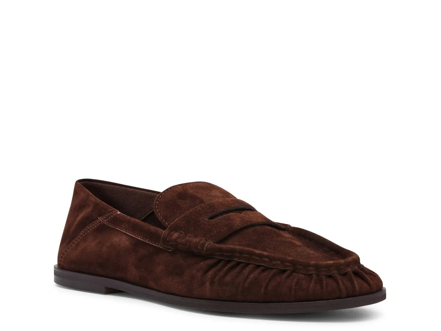 Steve Madden Stewart Loafer | Women's | Dark Brown Suede | Size 9.5 | Loafers | DSW