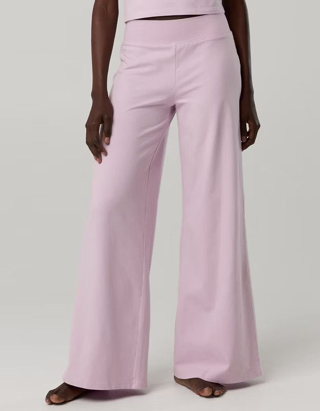 OFFLINE By Aerie OG Cotton Wide Leg Pant | Aerie