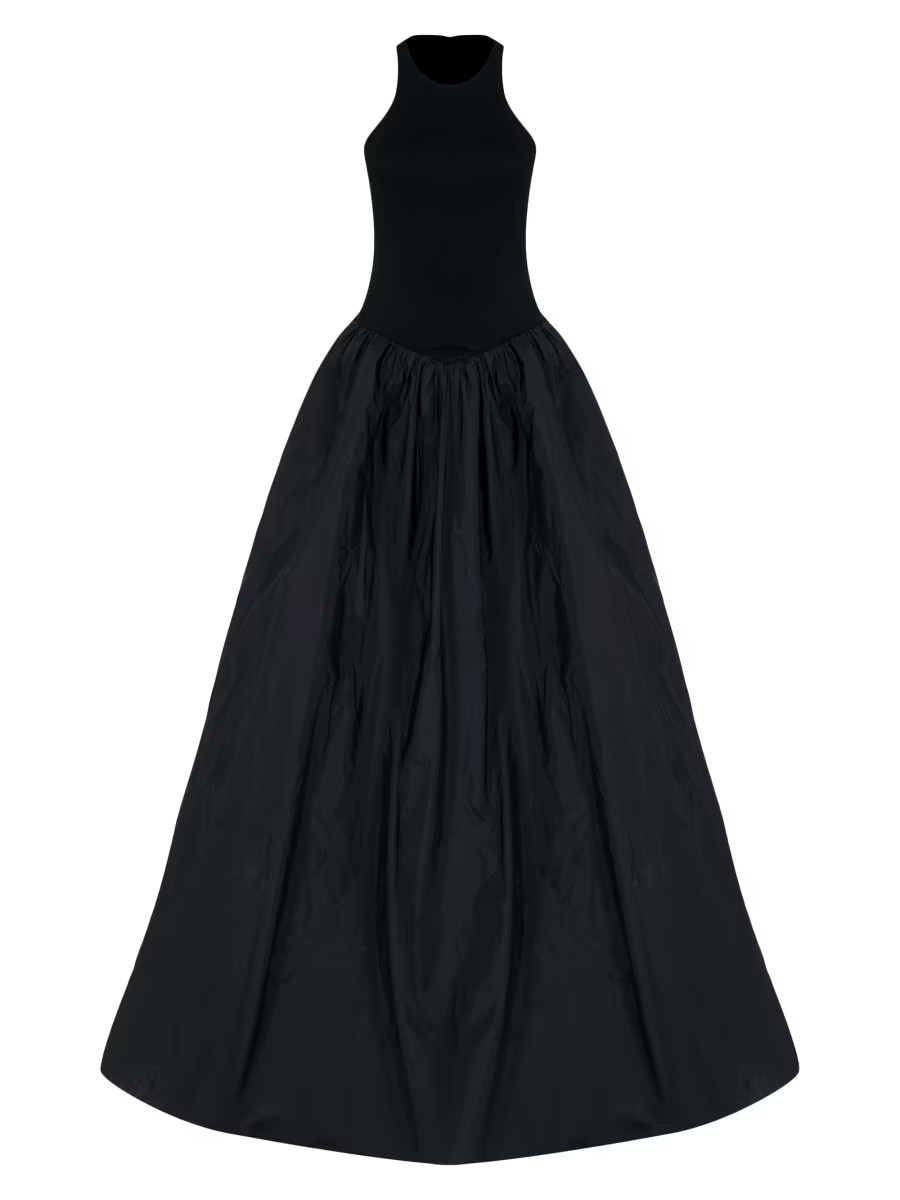 Cate Silk Fit-And-Flare Sleeveless Gown | Saks Fifth Avenue