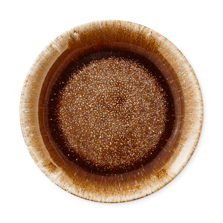 Cyprus Reactive Glaze Dinner Plates, Set of 4, Caramel | Williams-Sonoma
