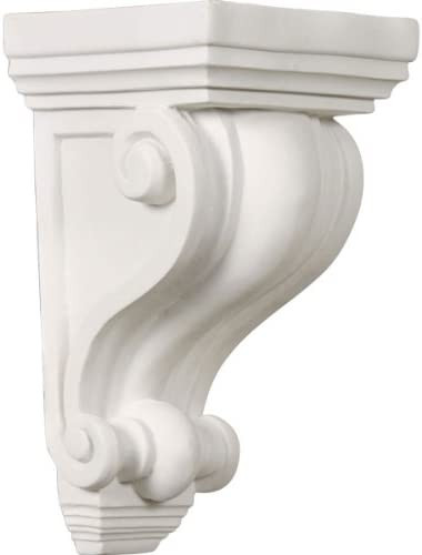 Ekena Millwork COR04X04X07DE 4-Inch W x 4-Inch D x 7 1/2-Inch H Devon Corbel , White | Amazon (US)