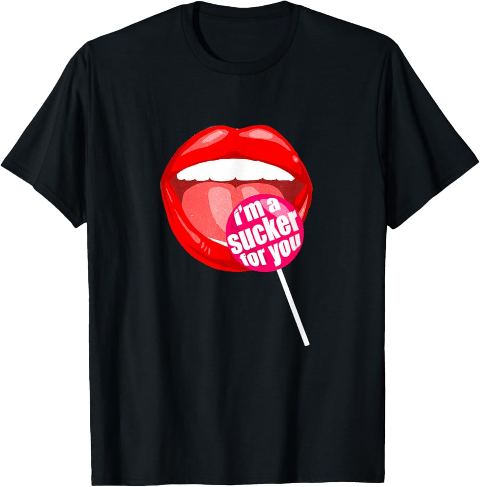 I'm a Sucker For You - Candy Pop Fans Lollipop T-Shirt | Amazon (US)