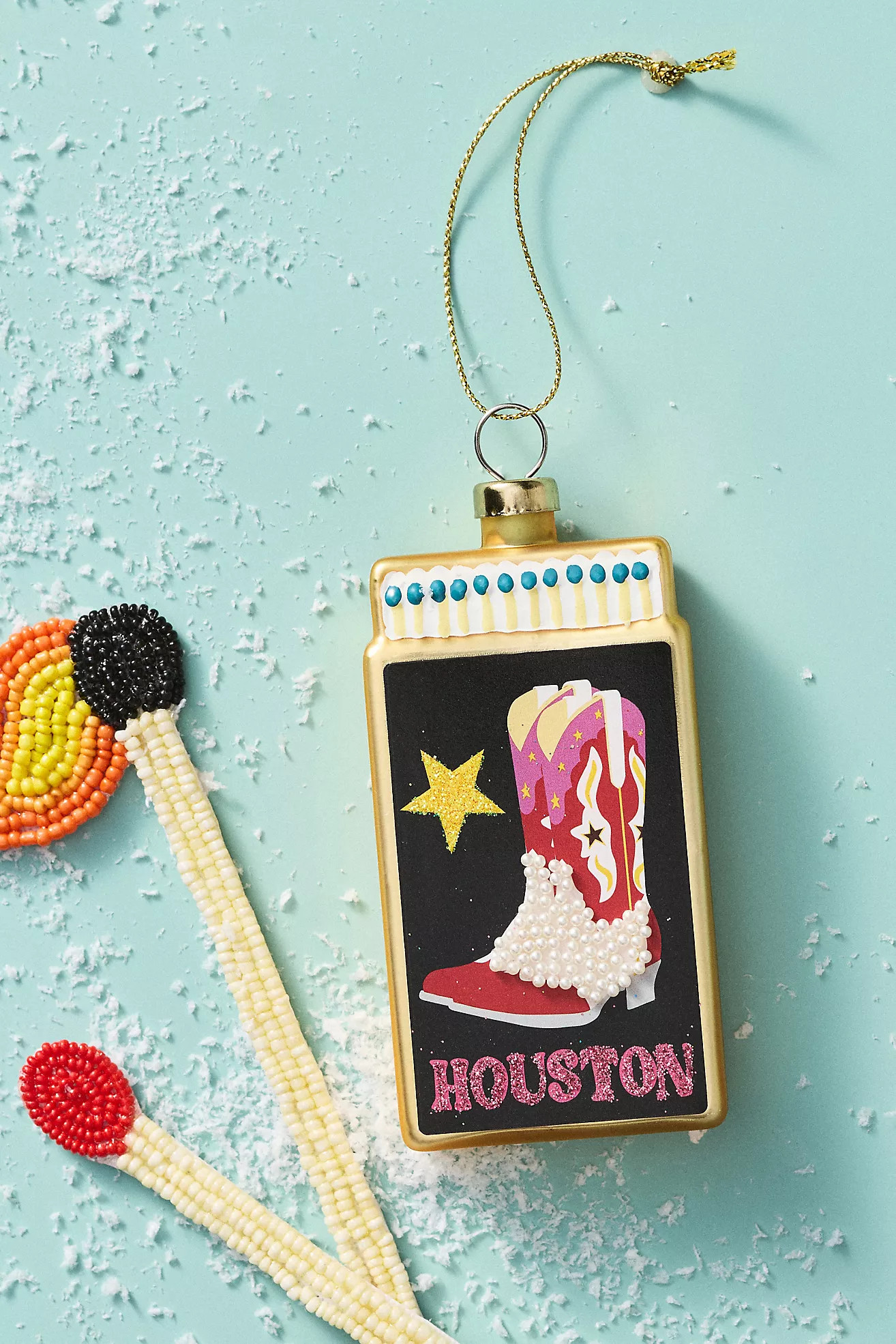 Furbish Studio Matchbook Ornament: Texas Edition | Anthropologie (US)