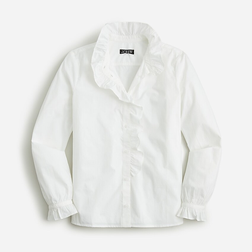 Cottage top in cotton poplin | J. Crew US