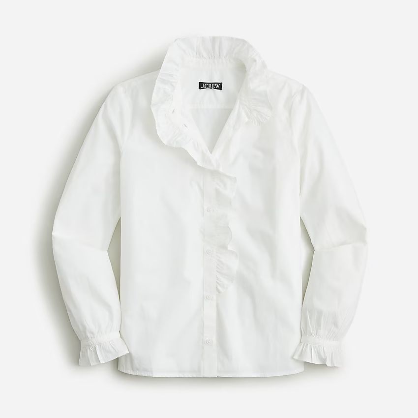 Cottage top in cotton poplin | J.Crew US