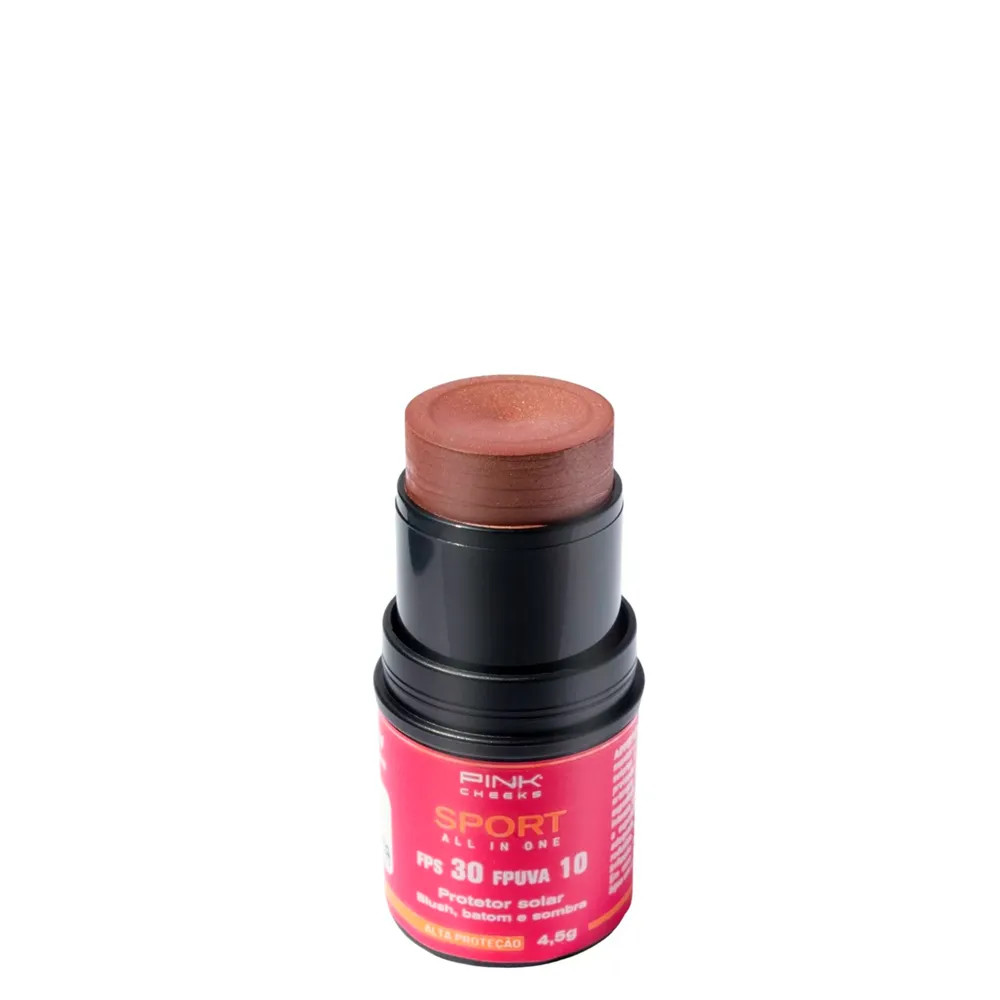 Blush em Bastão Cremoso com Protetor Solar Semi Matte Pink Cheeks Sport All In One FPS 30 FPUVA ... | Amobeleza (BR)