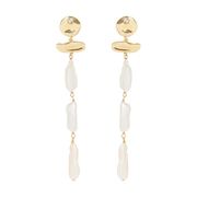 Irina Pearl Earrings White Gold | Mignonne Gavigan