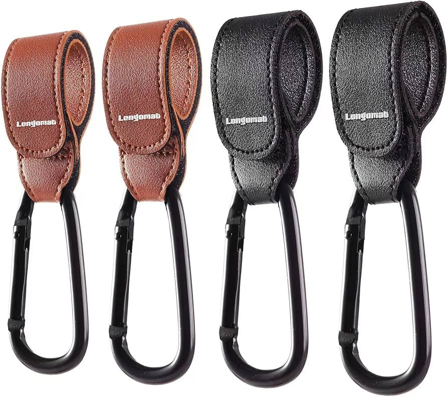 （4-Pack）Baby Stroller Hooks Clip or Hanging Diaper Bag Universal Hooks Accessories for Stroll... | Amazon (US)