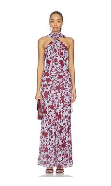 Stone Cold Fox x REVOLVE Avery Gown in Blue & Red Floral from Revolve.com | Revolve Clothing (Global)