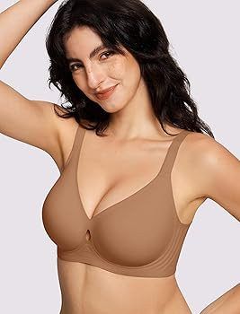 Wireless Bras for Women No Underwire Jelly Bras Seamless Push Up Full Coverage Bralettes Comforta... | Amazon (US)