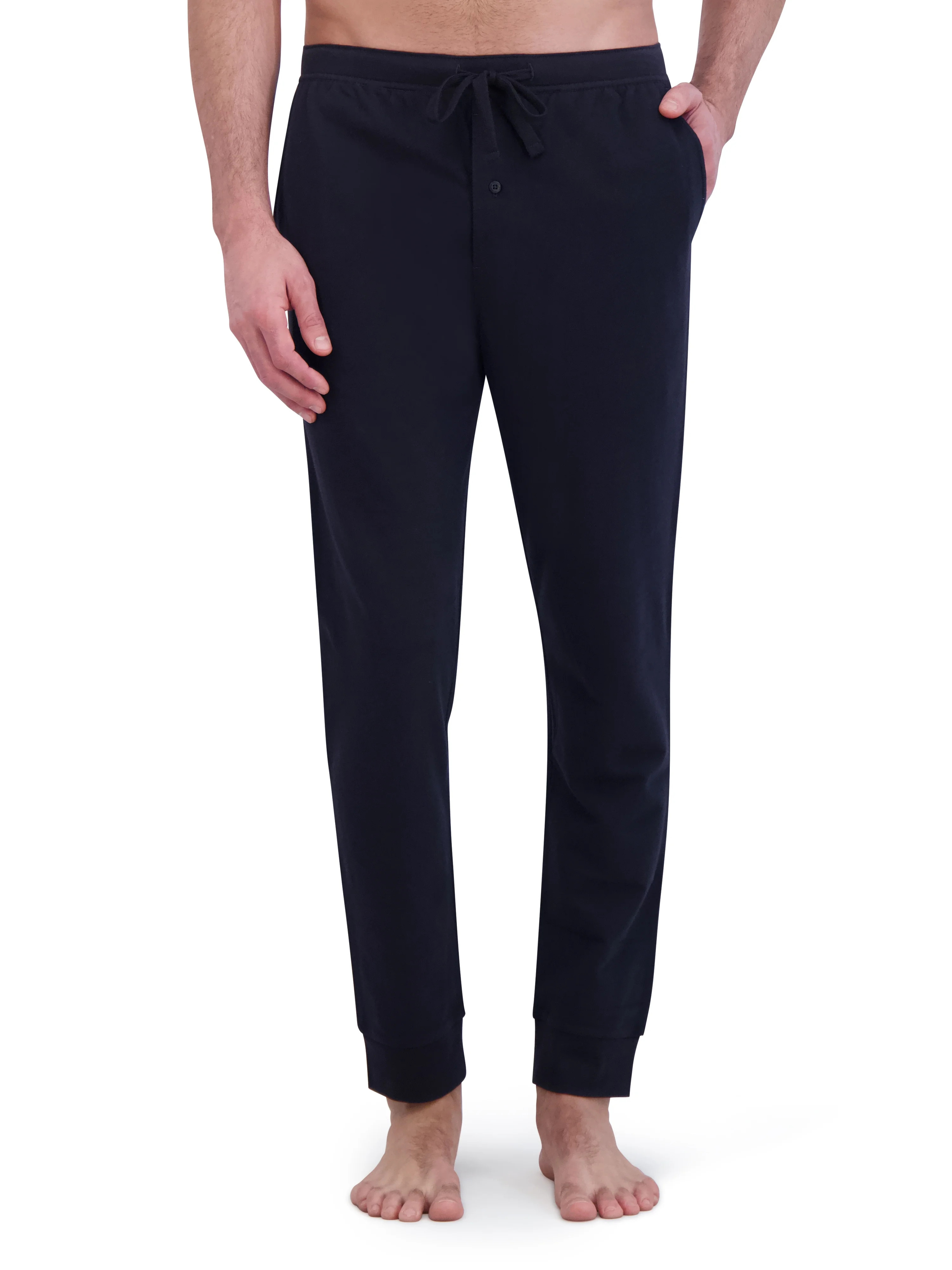 Hanes Originals Men's 100% Soft Cotton French Terry Knit Sleep Jogger, Sizes S-2XL | Walmart (US)