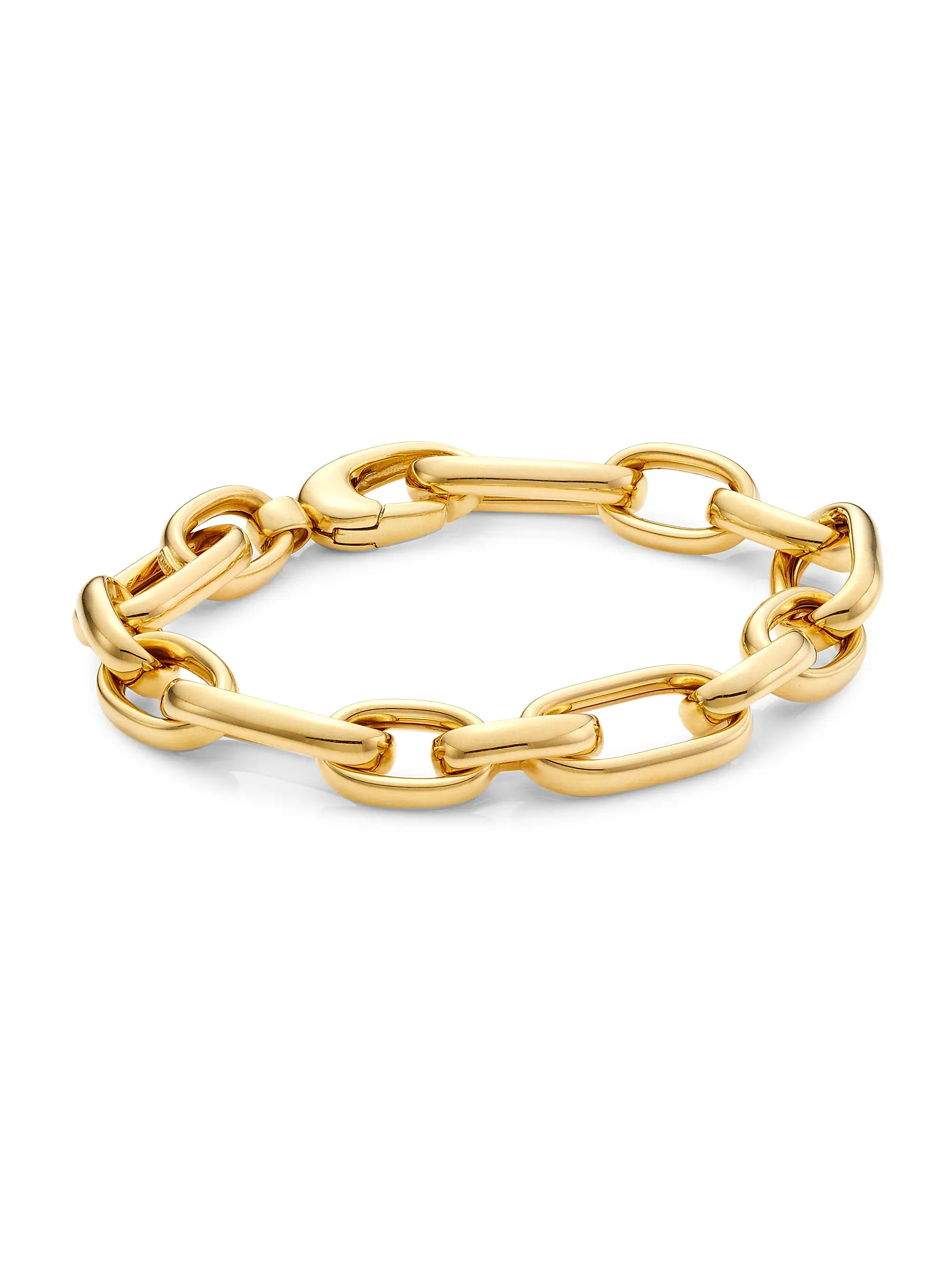 14K Gold Mixed-Link Bracelet | Saks Fifth Avenue