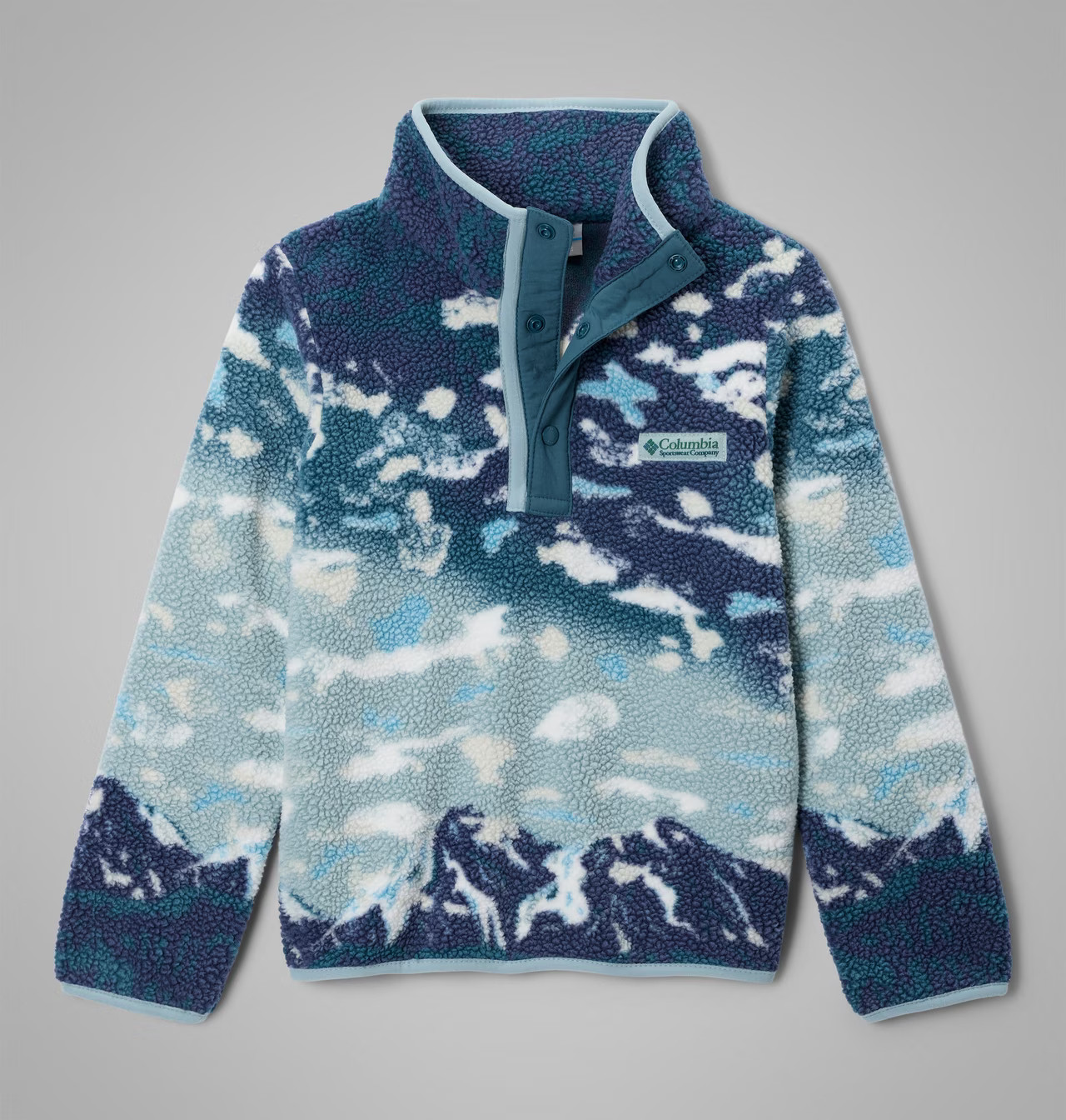Kids' Helvetia™ II Printed Half Snap Fleece Pullover | Columbia Sportswear