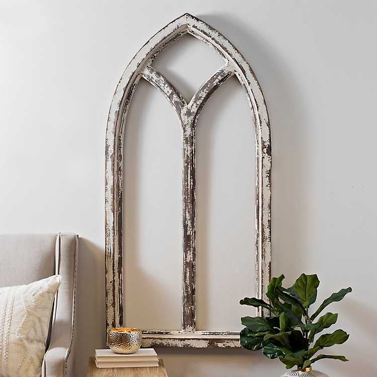 Shabby Cathedral Archway Plaque | Kirkland's Home