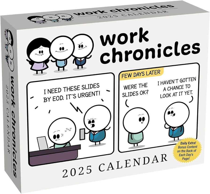 Work Chronicles 2025 Day-to-Day Calendar | Amazon (US)