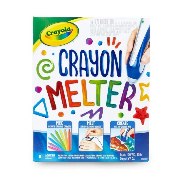 Crayola Crayon Melter Kit with Crayons, Gift for Kids, Child Ages 8-11 | Walmart (US)