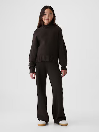 Kids CashSoft Cargo Sweater Pants | Gap (US)