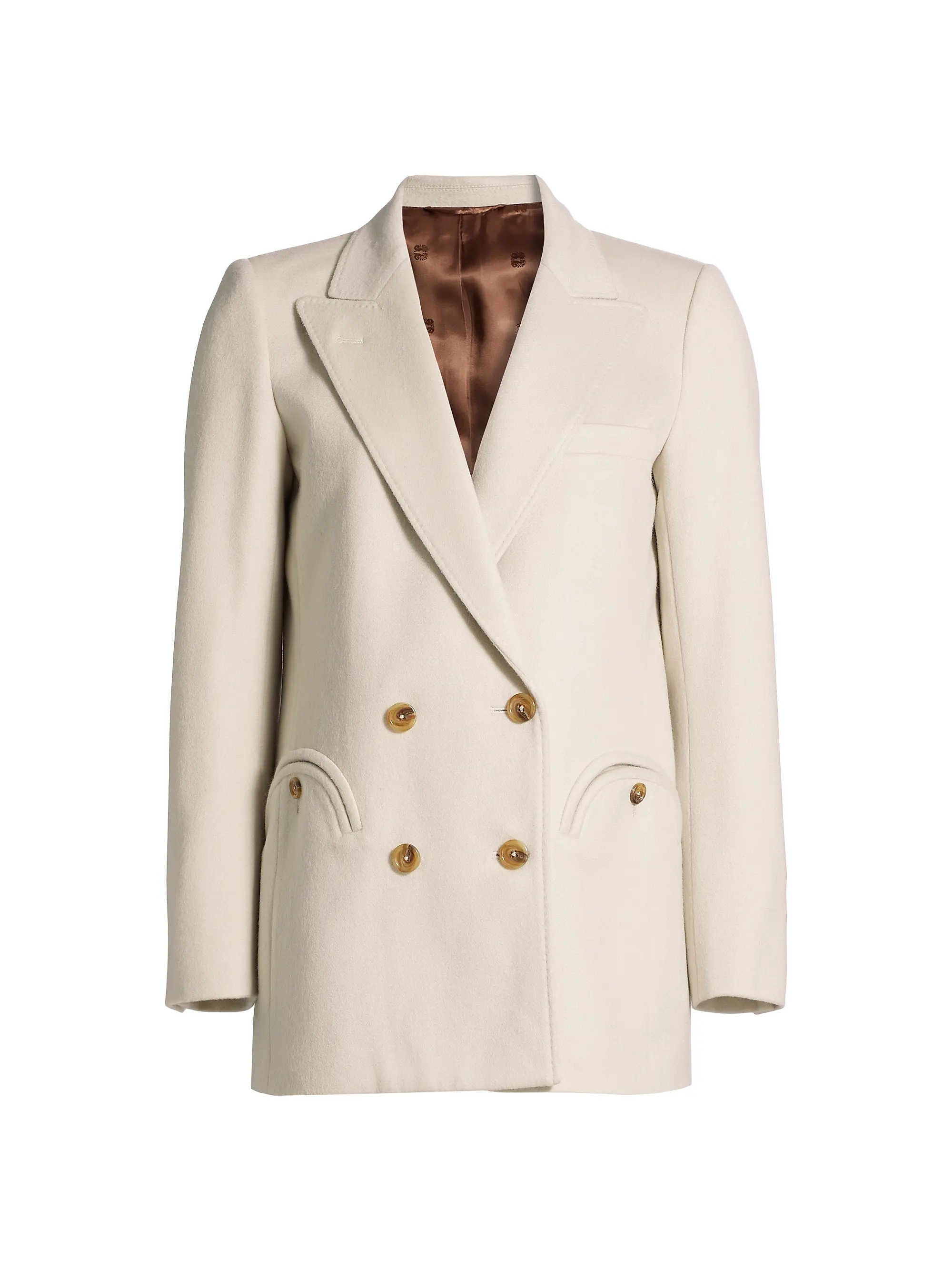 Everyday Virgin Wool Double-Breasted Blazer | Saks Fifth Avenue
