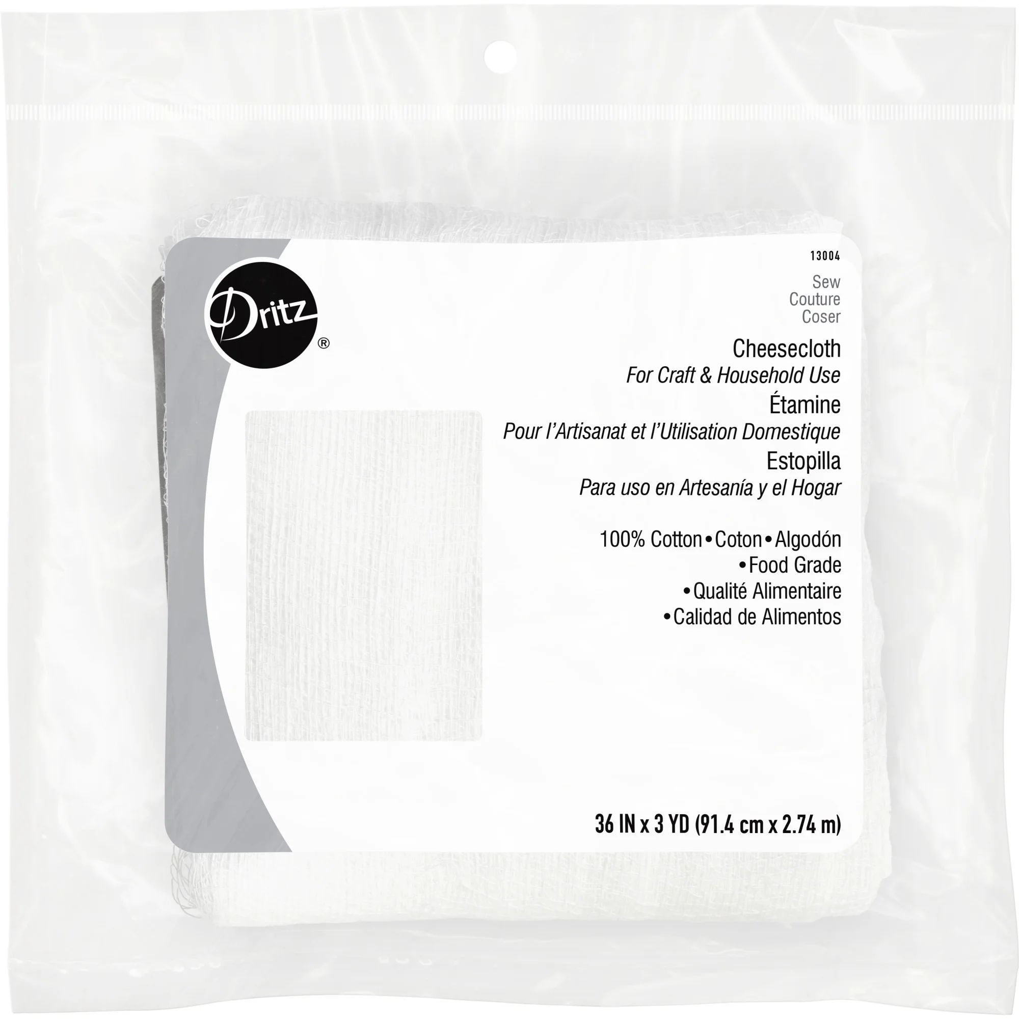 Dritz Cheesecloth, 3 Yd. | Walmart (US)