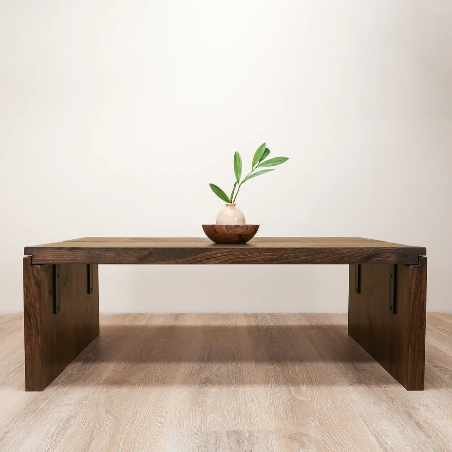 Rustic Waterfall Coffee Table | Urbandi