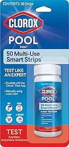 Clorox® Pool&Spa™ Swimming Pool Water Test Strips, Customized Test Results, Compatible with Cl... | Amazon (US)