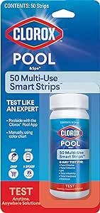 Clorox® Pool&Spa™ Swimming Pool Water Test Strips, Customized Test Results, Compatible with Cl... | Amazon (US)