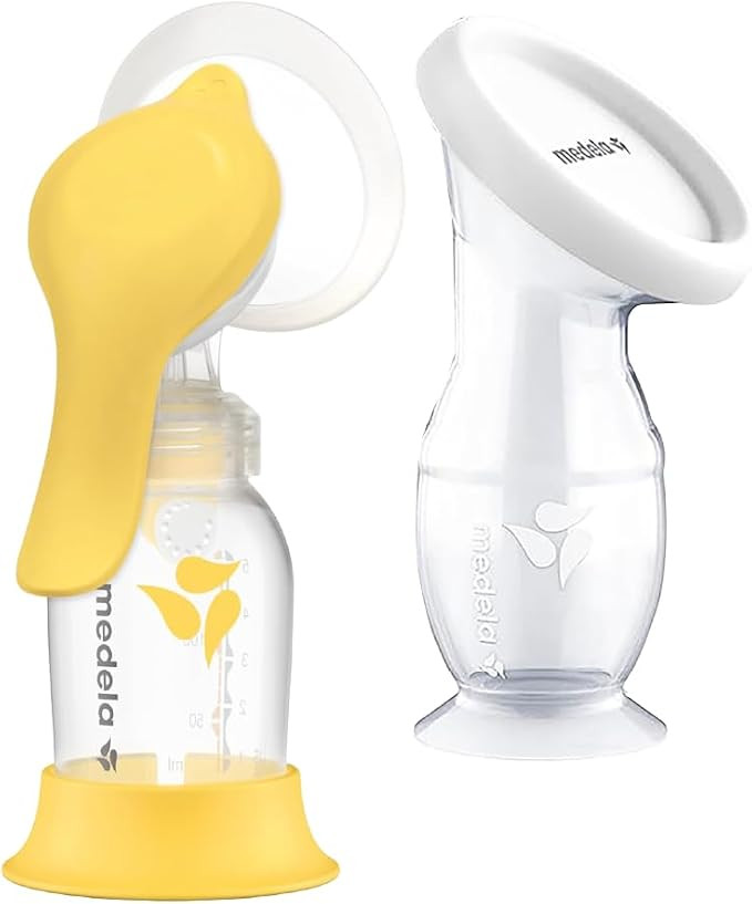Medela Harmony Manual Breast Pump & Silicone Milk Collector Set, On-the-Go | Amazon (US)