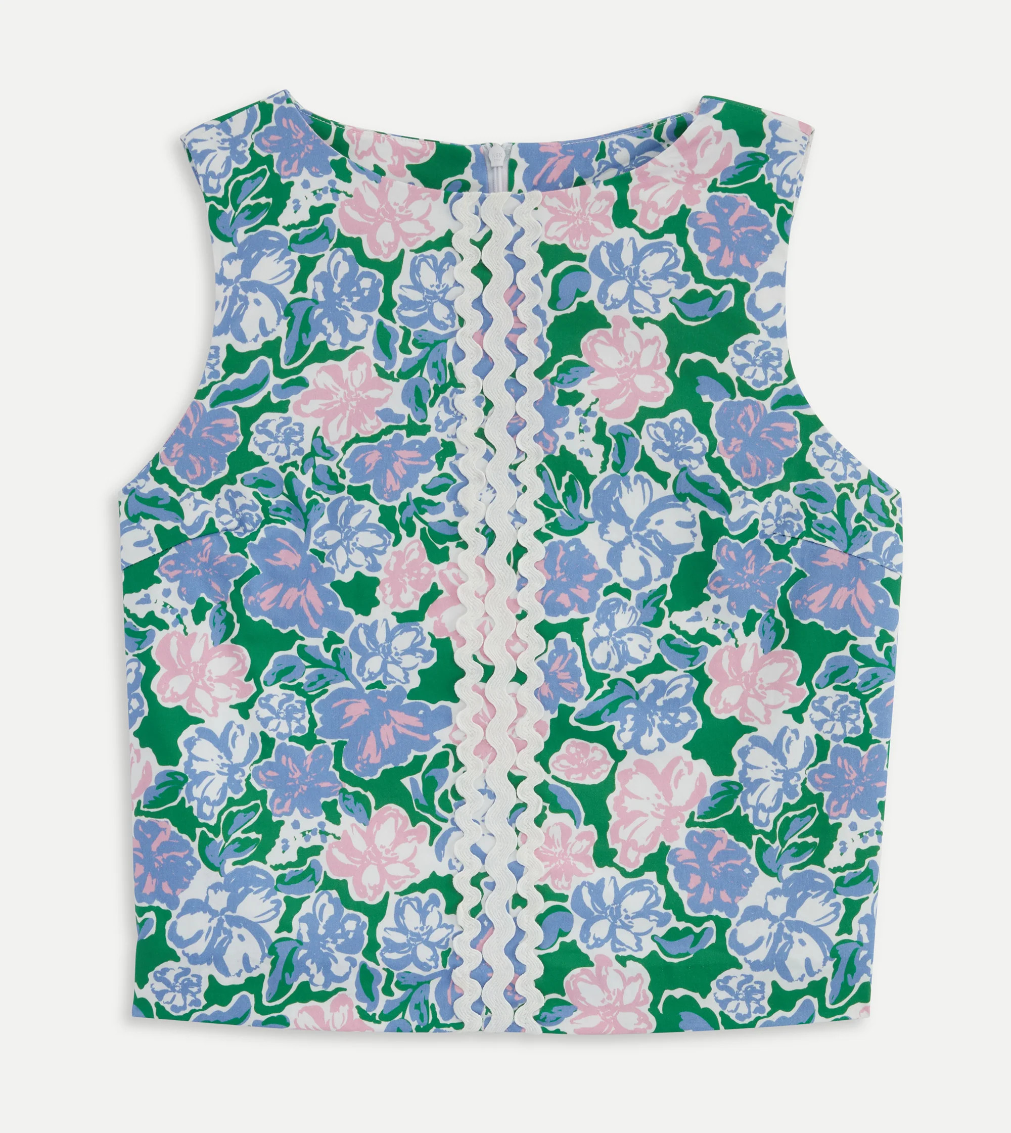 Renwick Floral Ric Rac Top | Renwick Golf