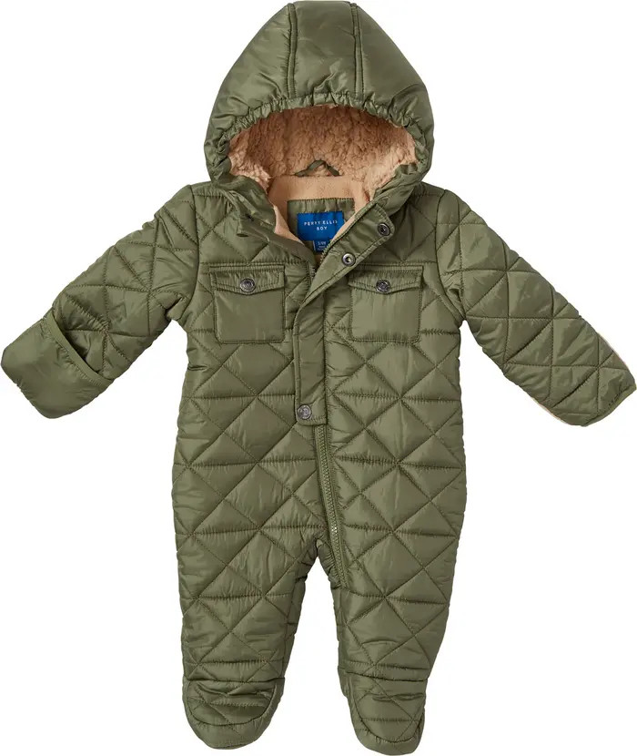 Perry Ellis Diamond Quilt Cire Hooded Pram | Nordstromrack | Nordstrom Rack