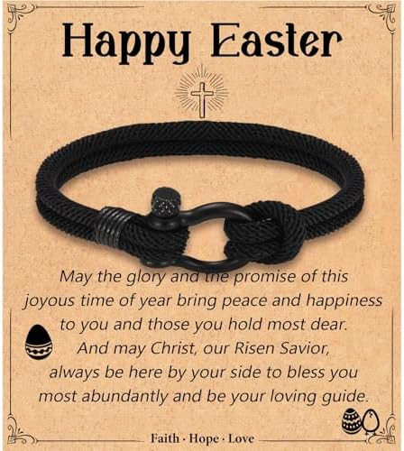 Leyung to My Boys Bracelet Gifts for Son Brother Grandson Nephew Guy Friends, Valentines Birthday... | Amazon (US)