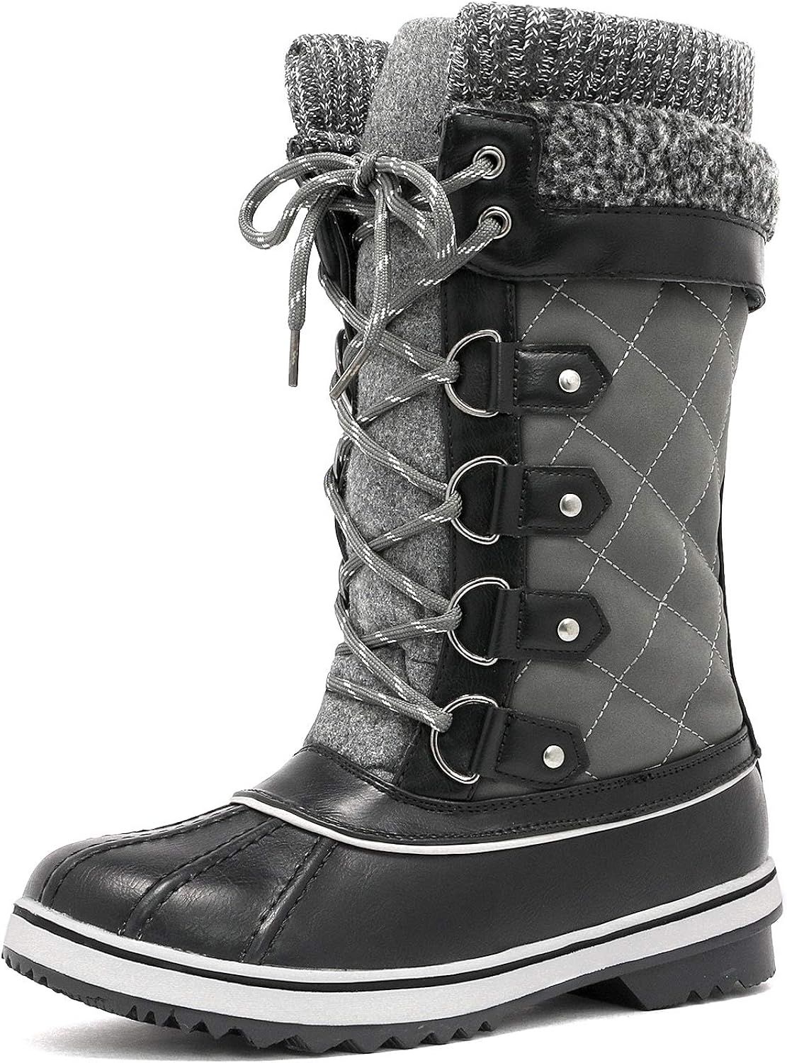 DREAM PAIRS Women's Mid-Calf Waterproof Winter Snow Boots | Amazon (US)