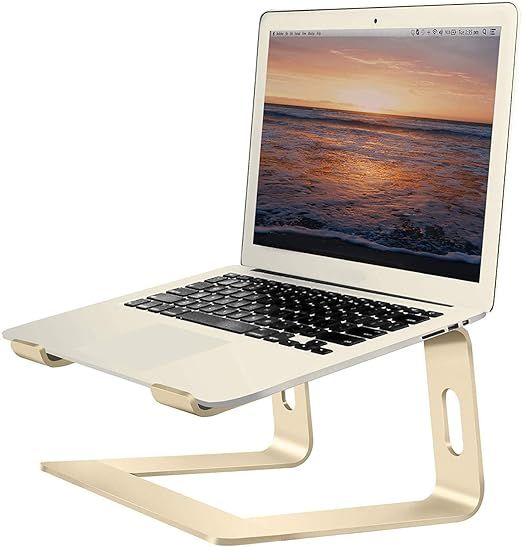 Soundance Laptop Stand, Aluminum Computer Riser, Ergonomic Laptops Elevator for Desk, Metal Holde... | Amazon (US)