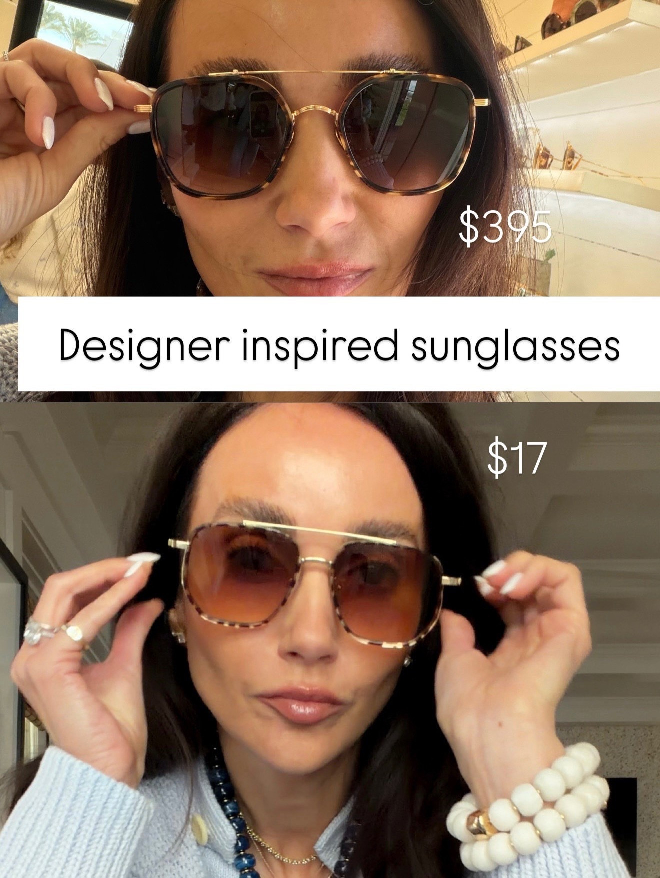 Designer inspired sunglasses that won’t break the bank, vacation must haves, affordable accessories, Annabrstyle 

#LTKTravel #LTKSeasonal #LTKootd