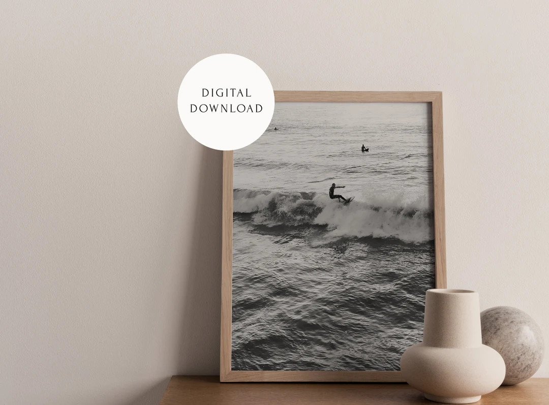 Buena Onda Imperial Beach Waves San Diego Printable Surfer - Etsy | Etsy (US)