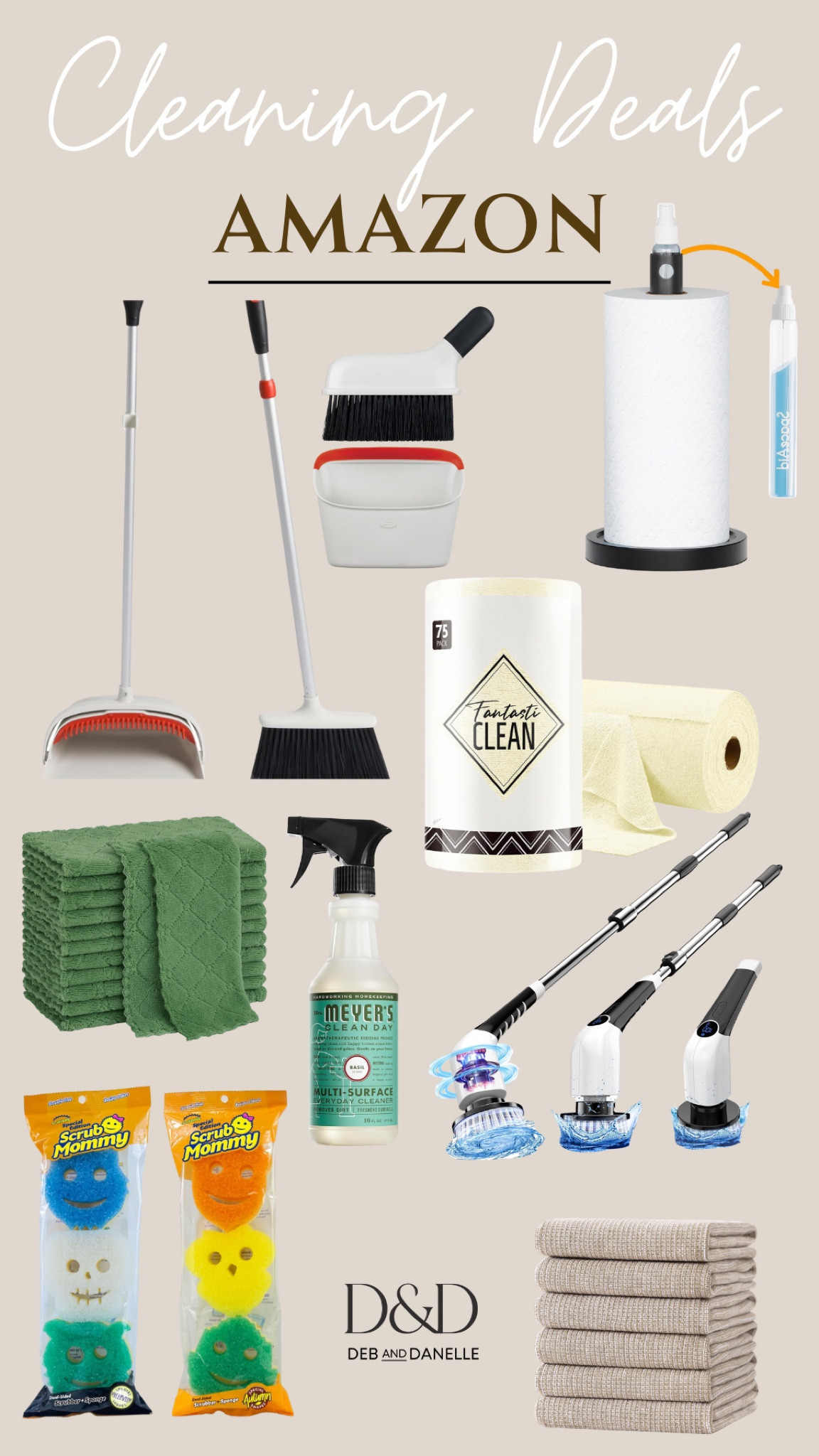 Amazon Prime Day cleaning supplies deals including our favorite Scub Daddy sponges! 

#LTKHome #LTKFindsUnder50 #LTKSaleAlert