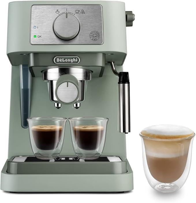 De'Longhi Manual Coffee Machine Stilosa EC260.GR, 15 Bar Pressure, Cappuccino System, Automatic S... | Amazon (UK)