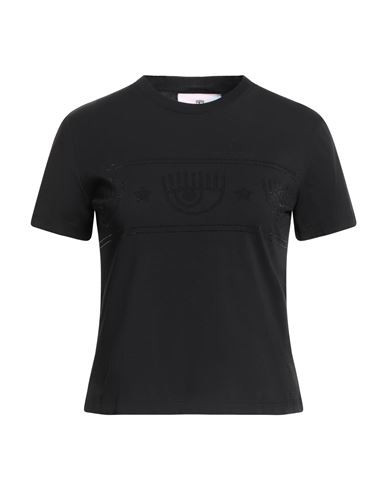 Chiara Ferragni Woman T-shirt Black Size M Cotton | YOOX (US)