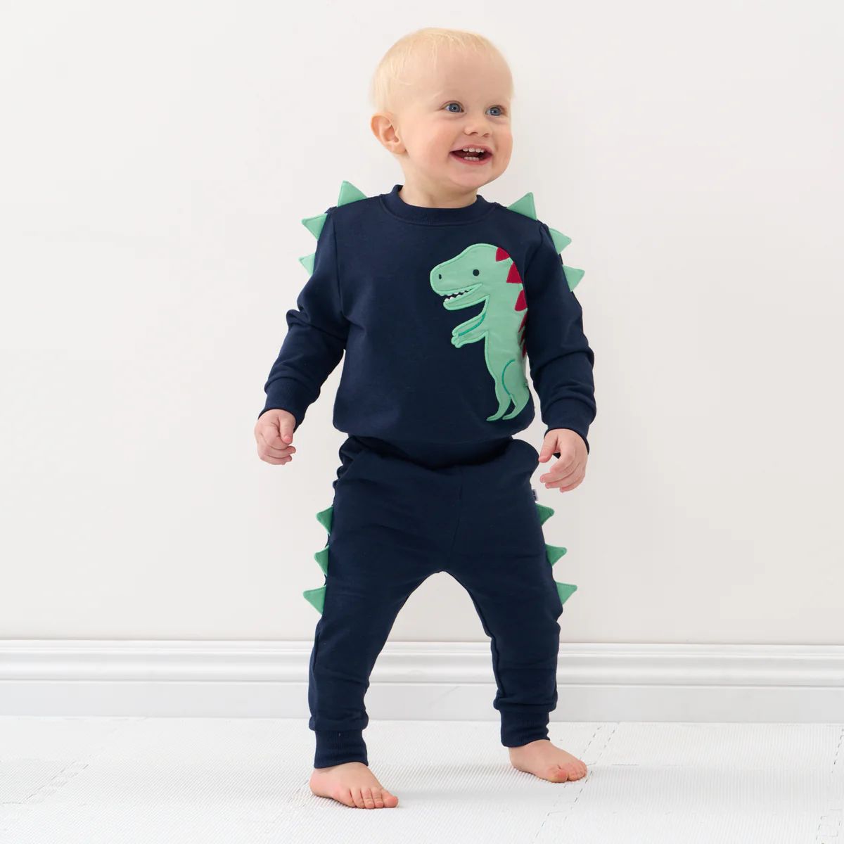Dinosaur Crewneck Sweatshirt | Little Sleepies