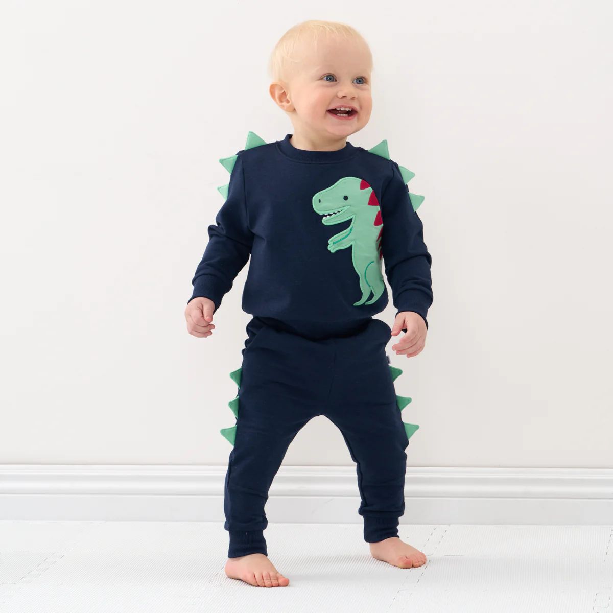 Dinosaur Crewneck Sweatshirt | Little Sleepies