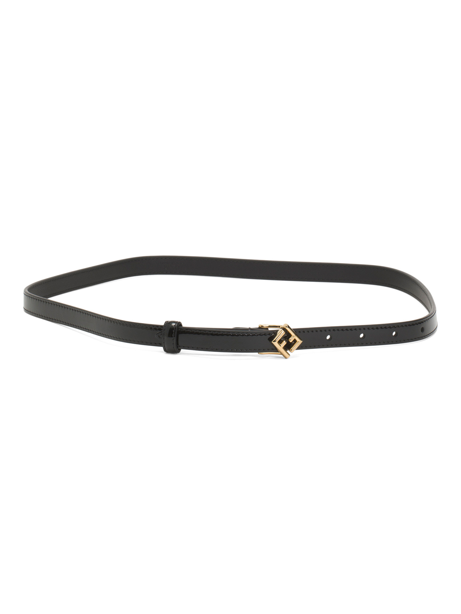 Made In Italy Patent Leather F F Diamonds Belt | TJ Maxx