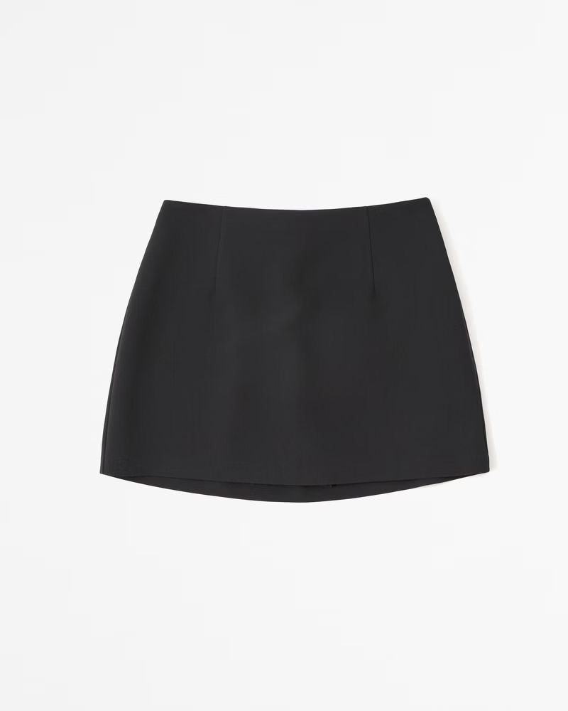 Women's Menswear Mini Skort | Women's Clearance | Abercrombie.com | Abercrombie & Fitch (US)